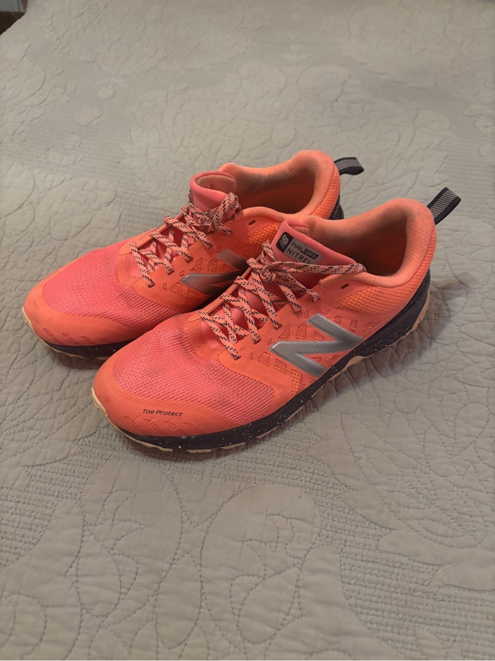 New Balance Orange Trail Sneakers